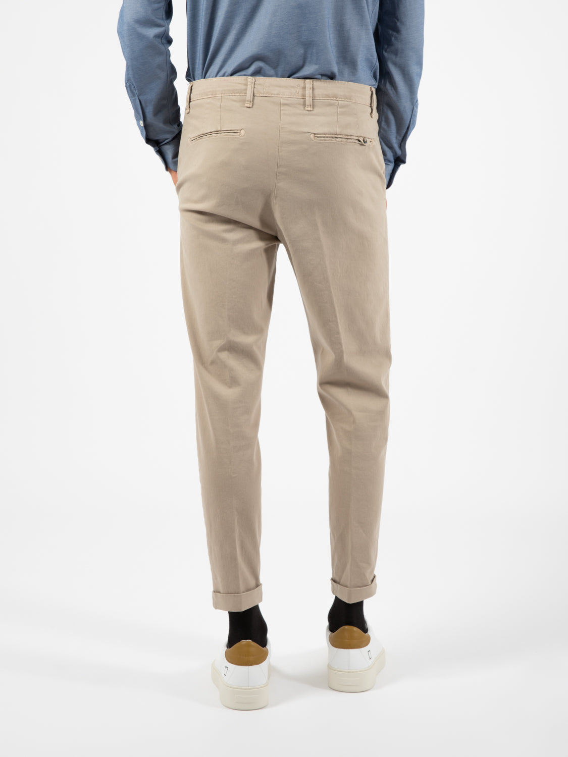 Pantalone gabardina beige