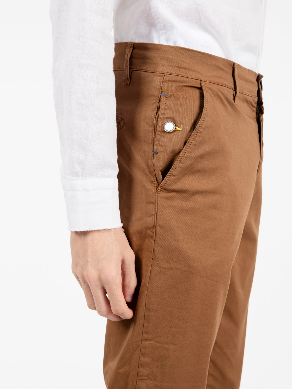 Pantalone in twill new camel