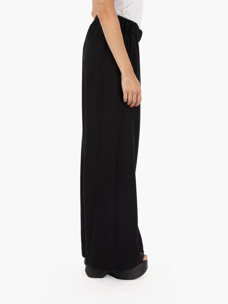 STIMM - Pantalone Sarah a palazzo fluido nero
