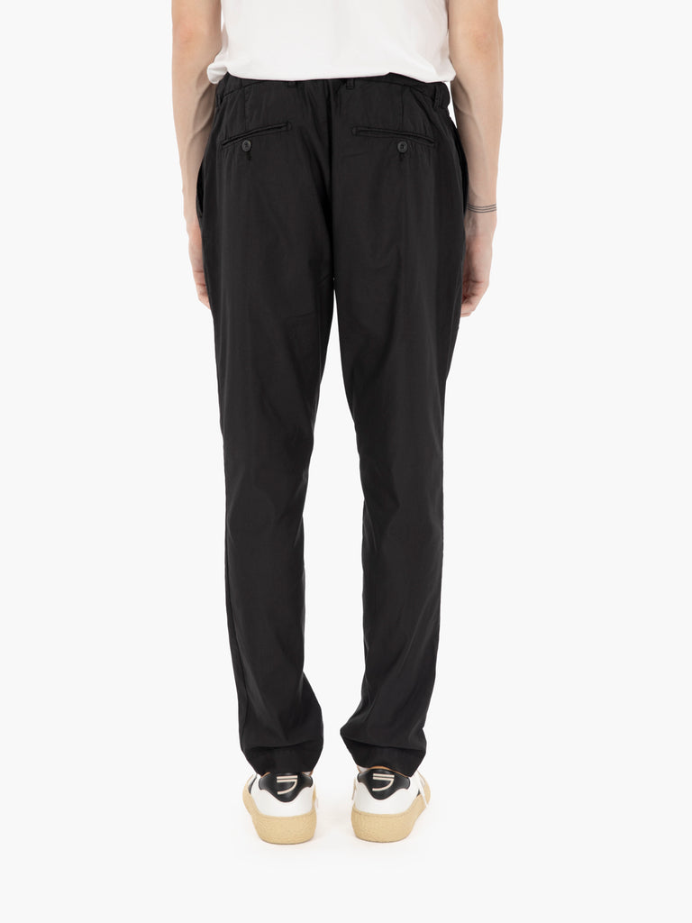 STIMM - Pantaloni Abel in cotone stretch nero