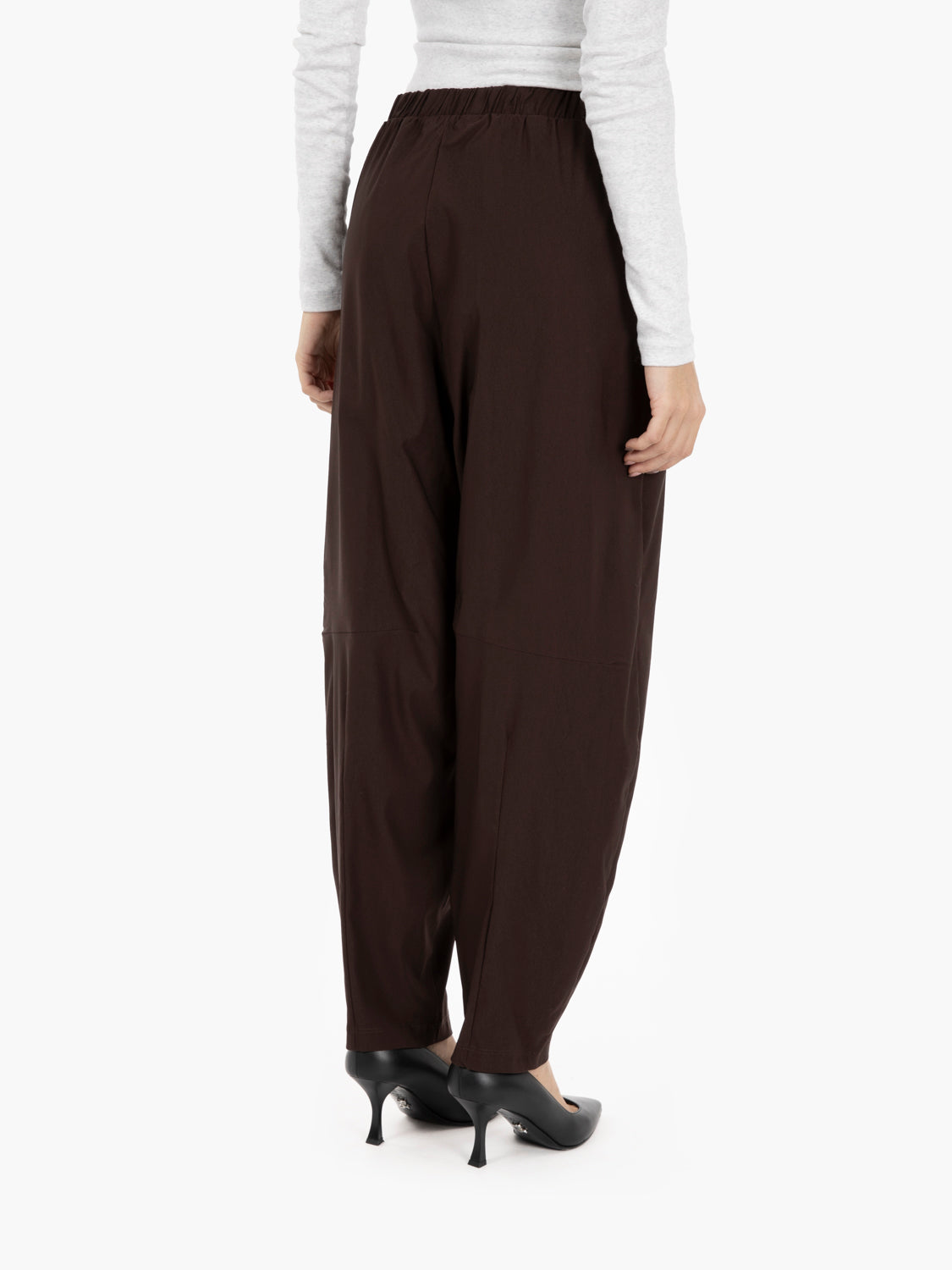 Pantaloni baloon cioccolato