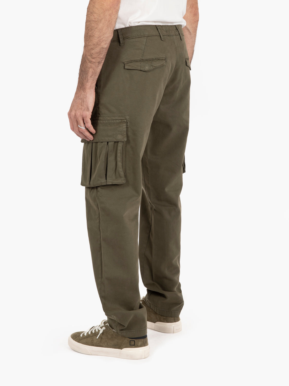 Pantaloni cargo effetto armaturato militare