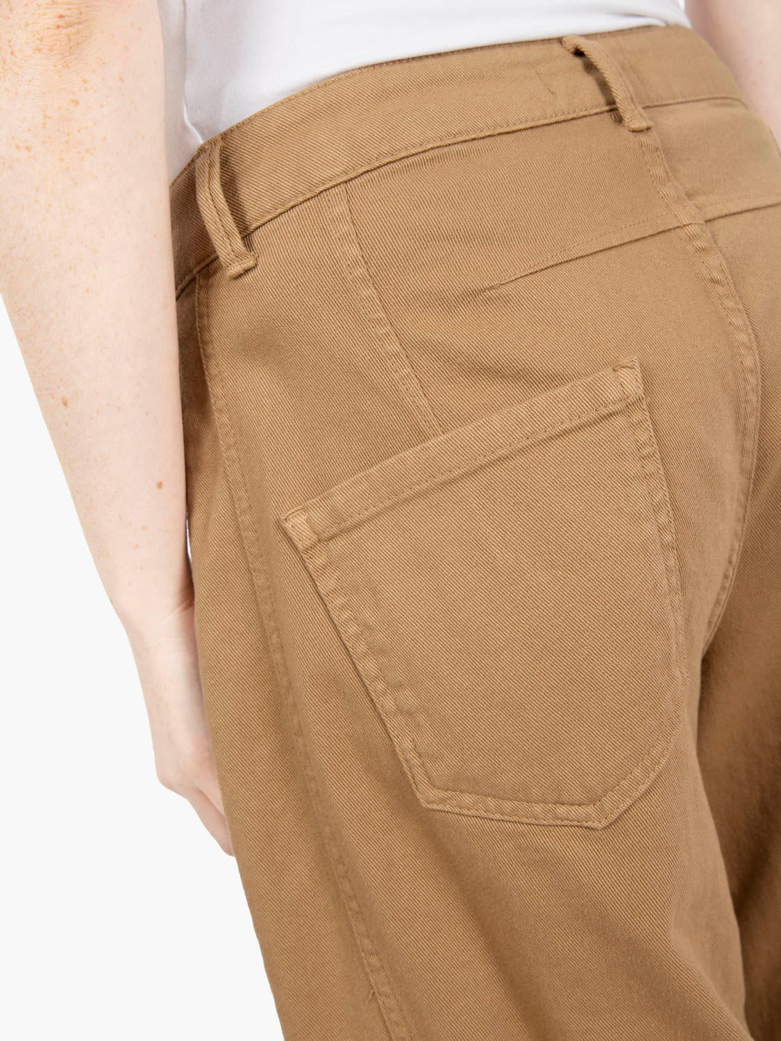 Pantaloni barrel fit Noemi miele