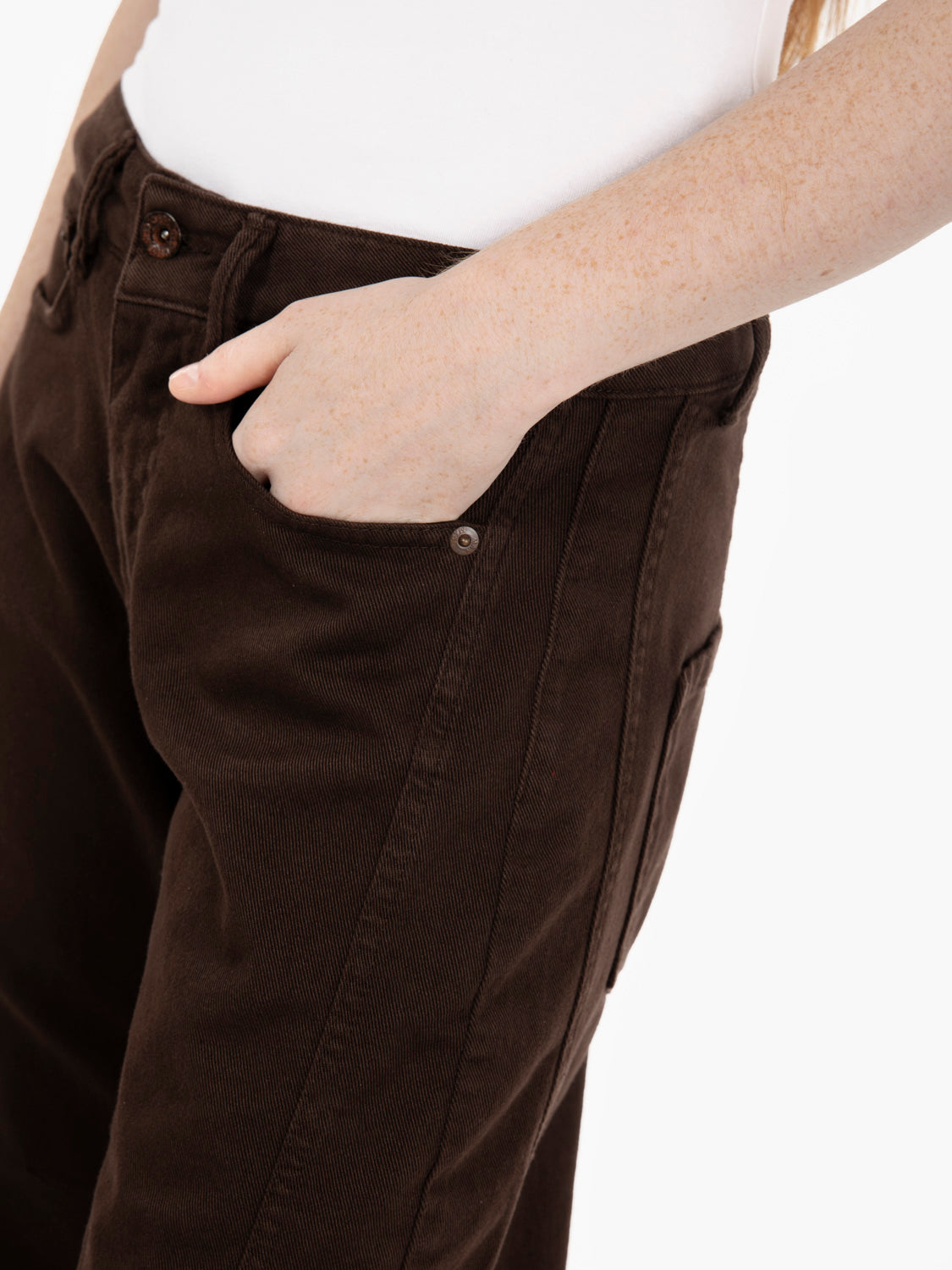 Pantaloni barrel fit Noemi moro