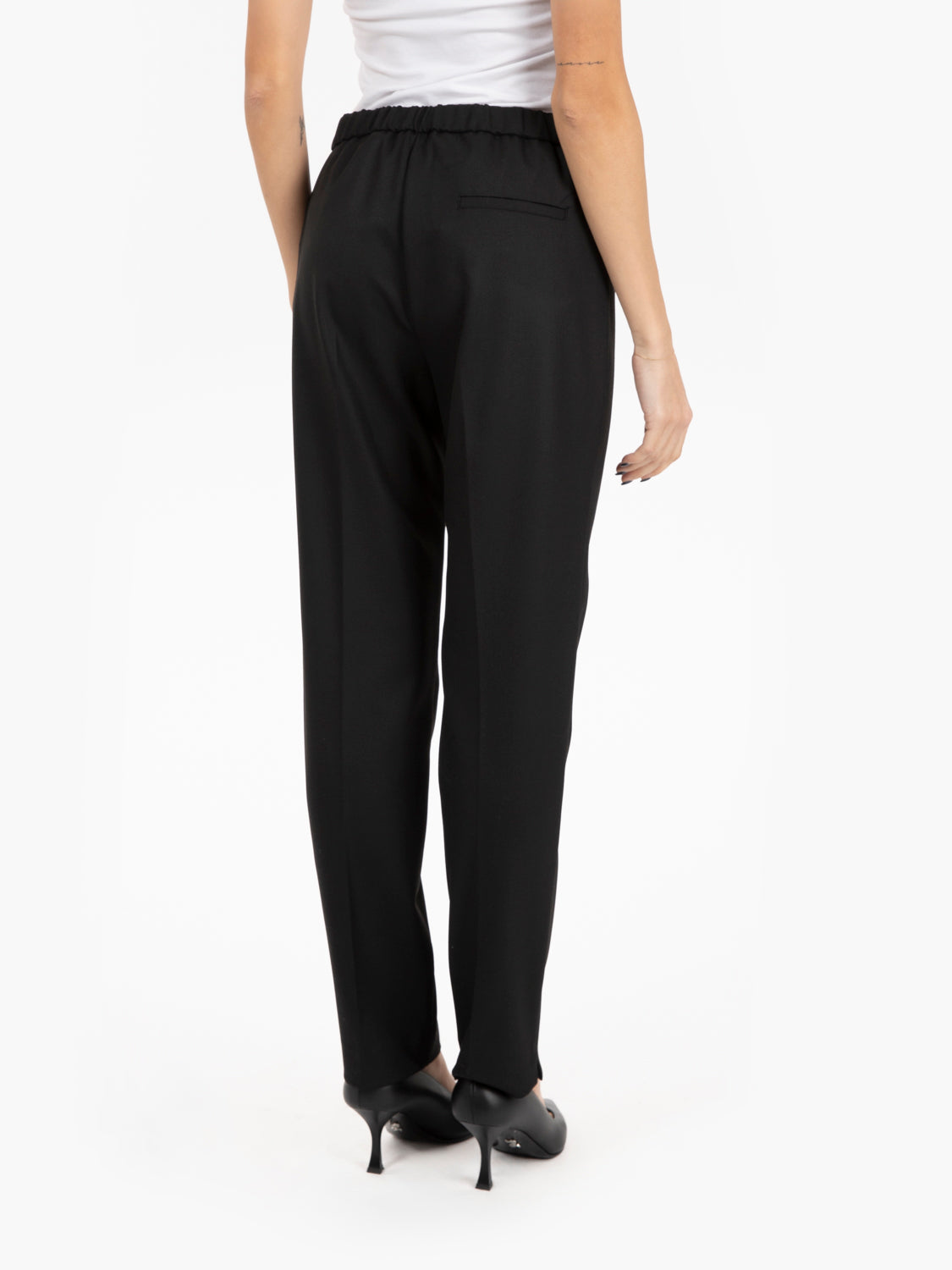 Pantaloni Casale slim fit nero