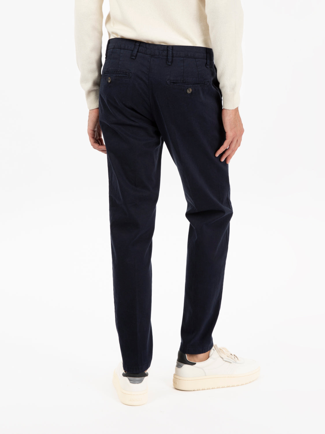 Pantaloni Cellena chino in cotone blu