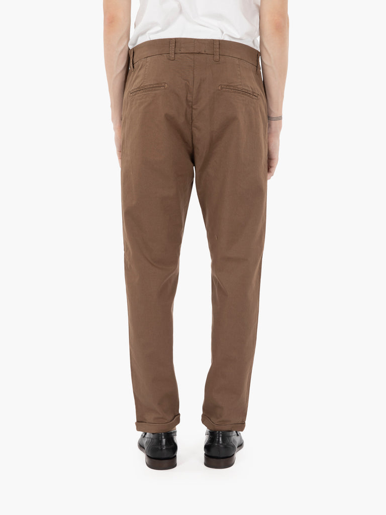 STIMM - Pantaloni chino impac tabacco