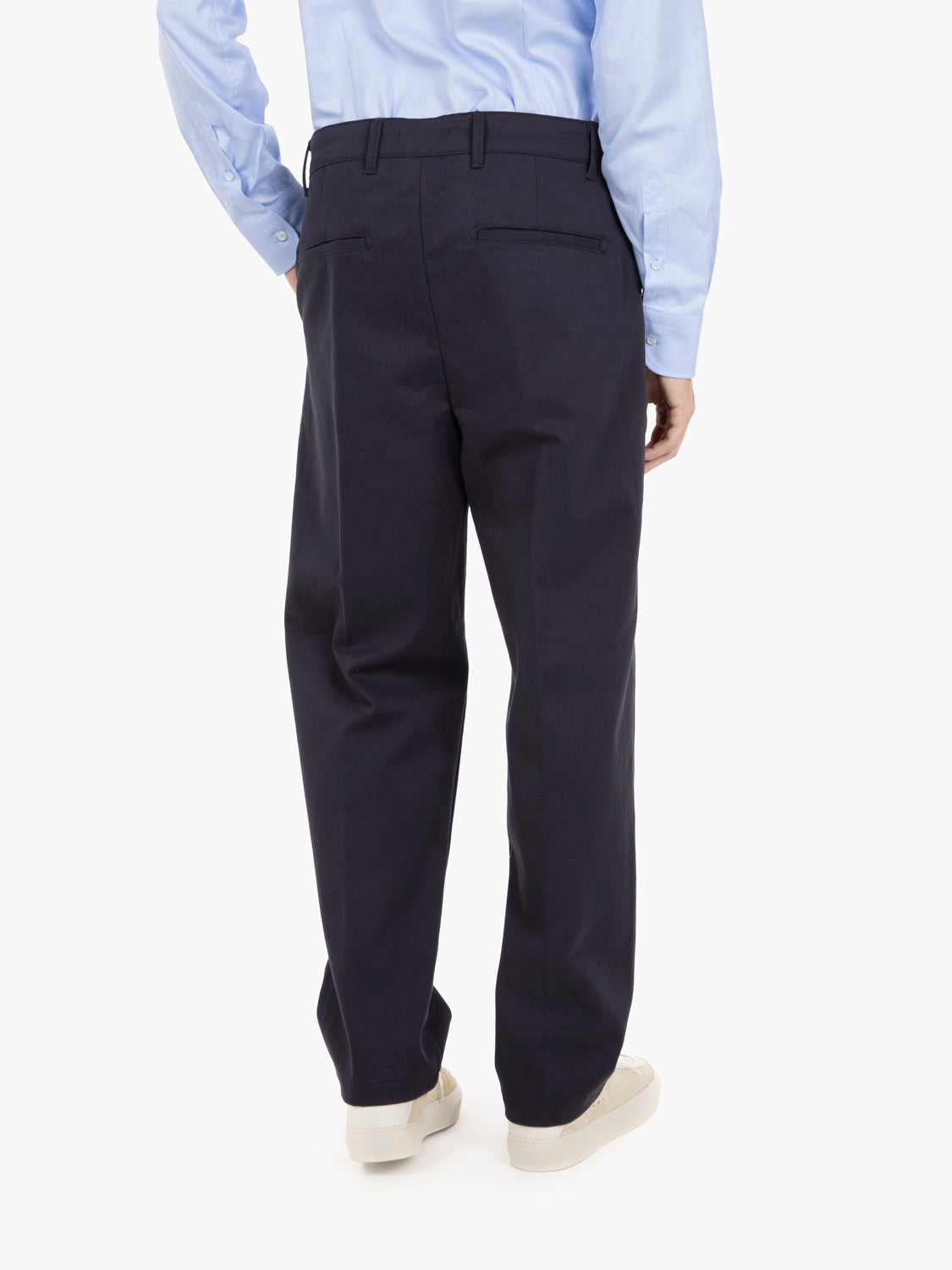 Pantaloni dritto blu