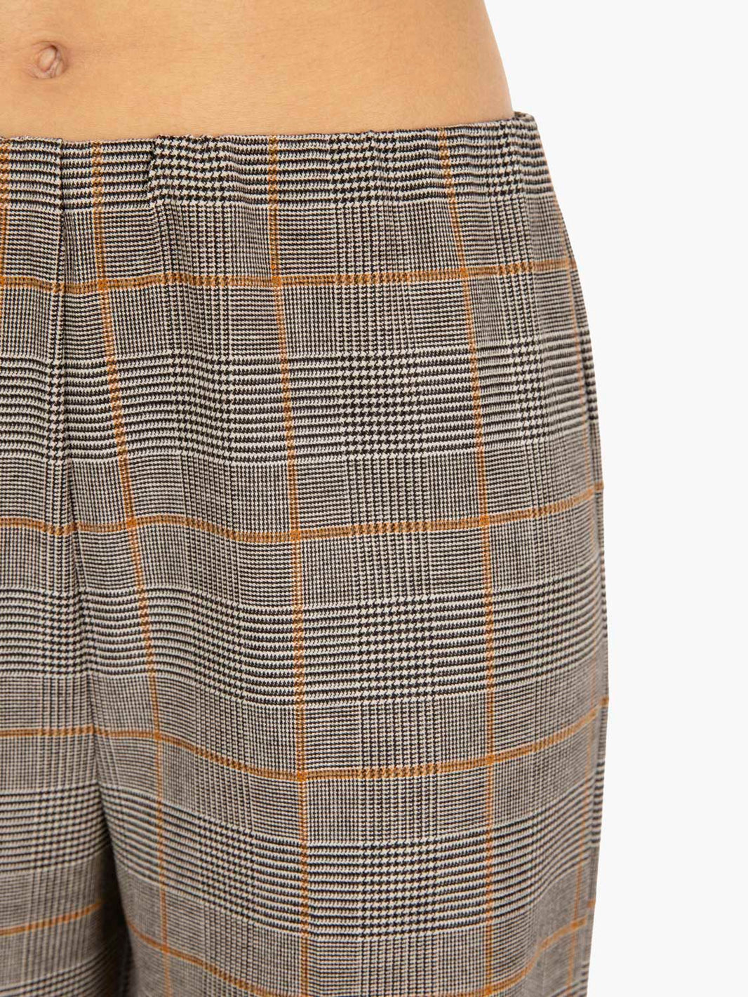 Burnt brown Welsh trousers with turn-ups