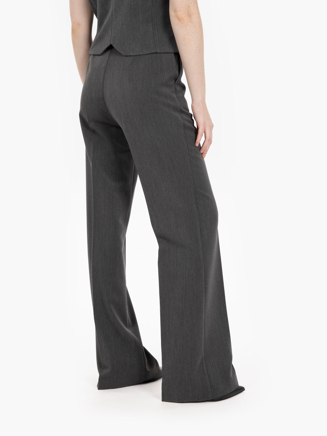 Pantaloni gamba dritta antracite