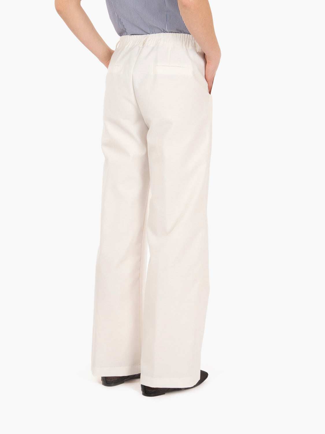 Milk Cotton Blend Pants