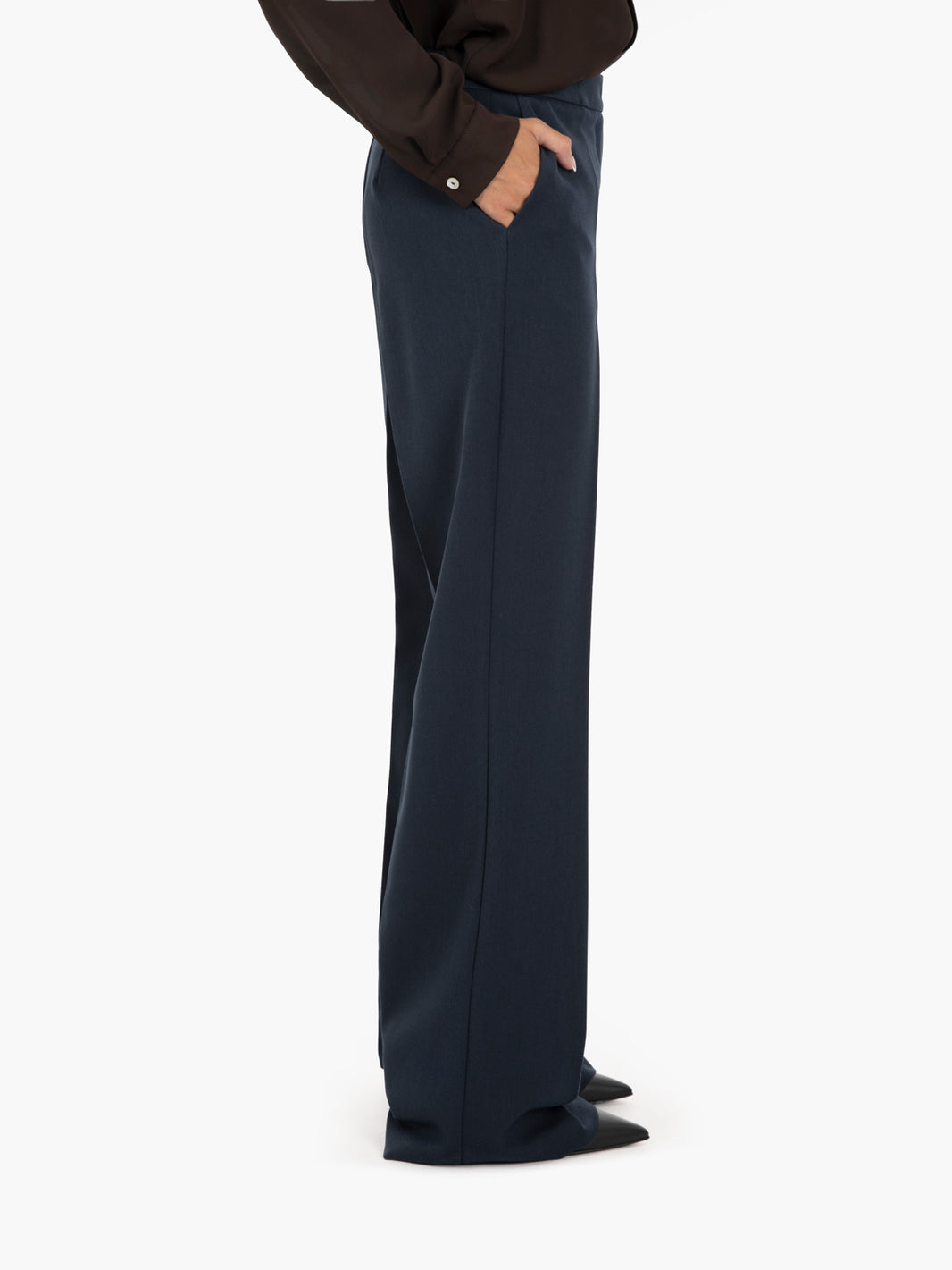 Blue palazzo pants