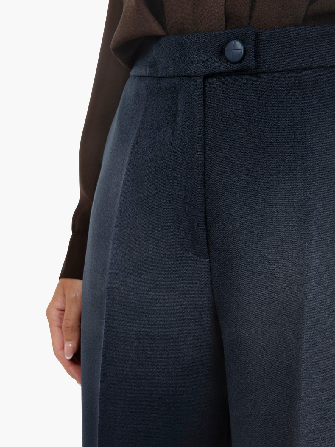 Blue palazzo pants