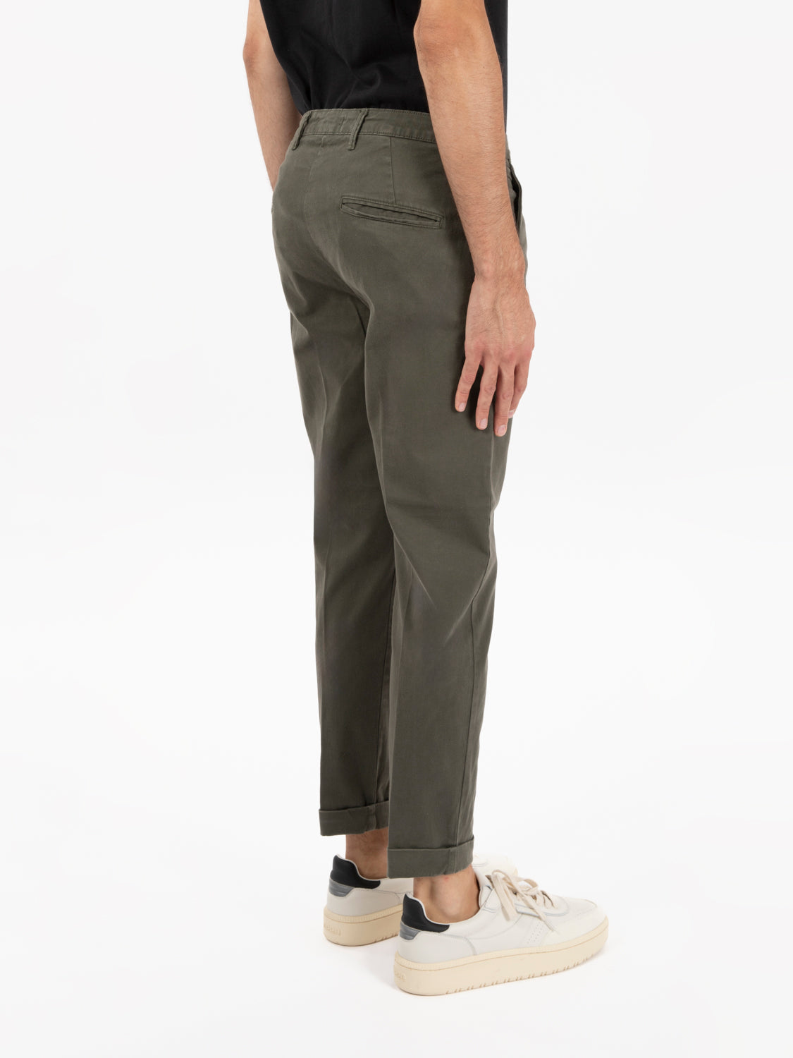 Pantaloni Rio chino in cotone militare