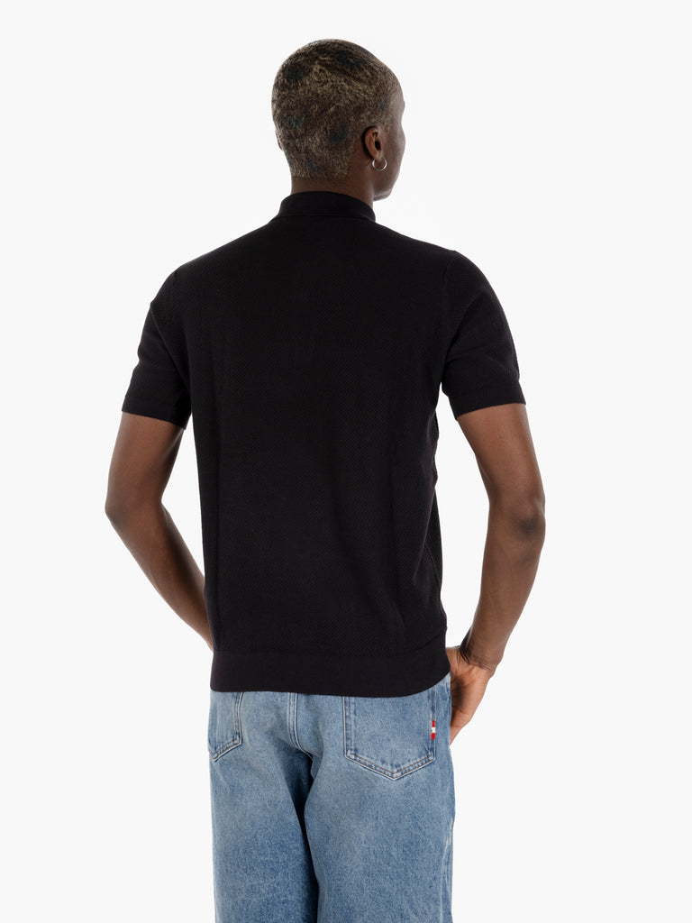 STIMM - Polo a maniche corte waferino black