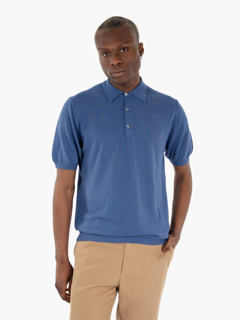 STIMM - Polo in maglia balena