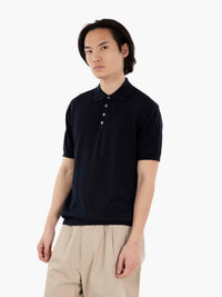 Ultrasoft short-sleeved polo shirt for night