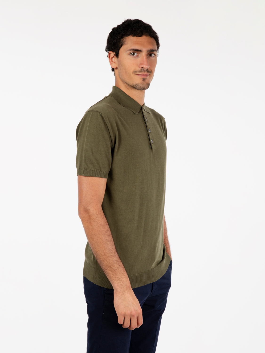 Military short sleeve polo