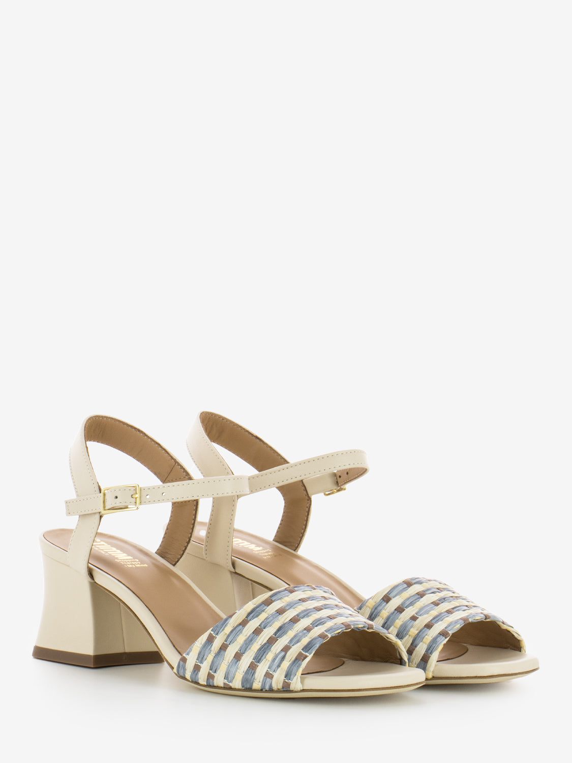 Aria Raffia Cream Sandals
