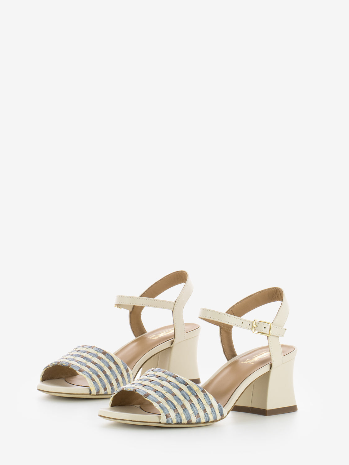 Aria Raffia Cream Sandals