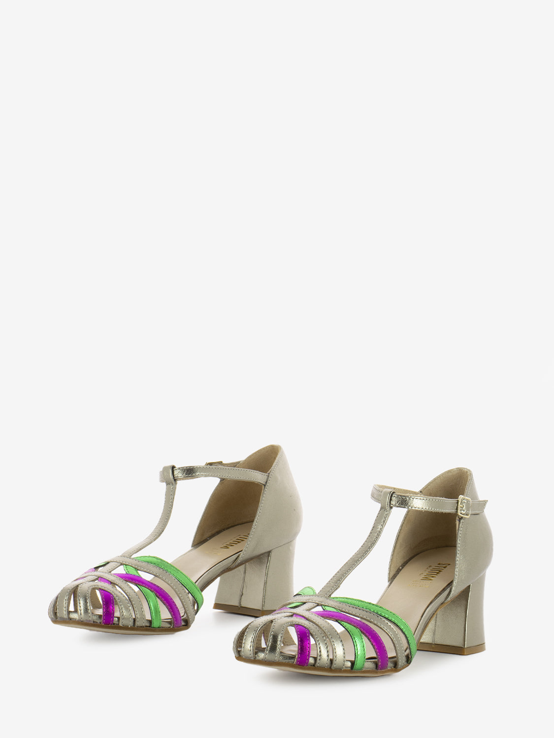 Sandali Flipper alba / fuxia / menta