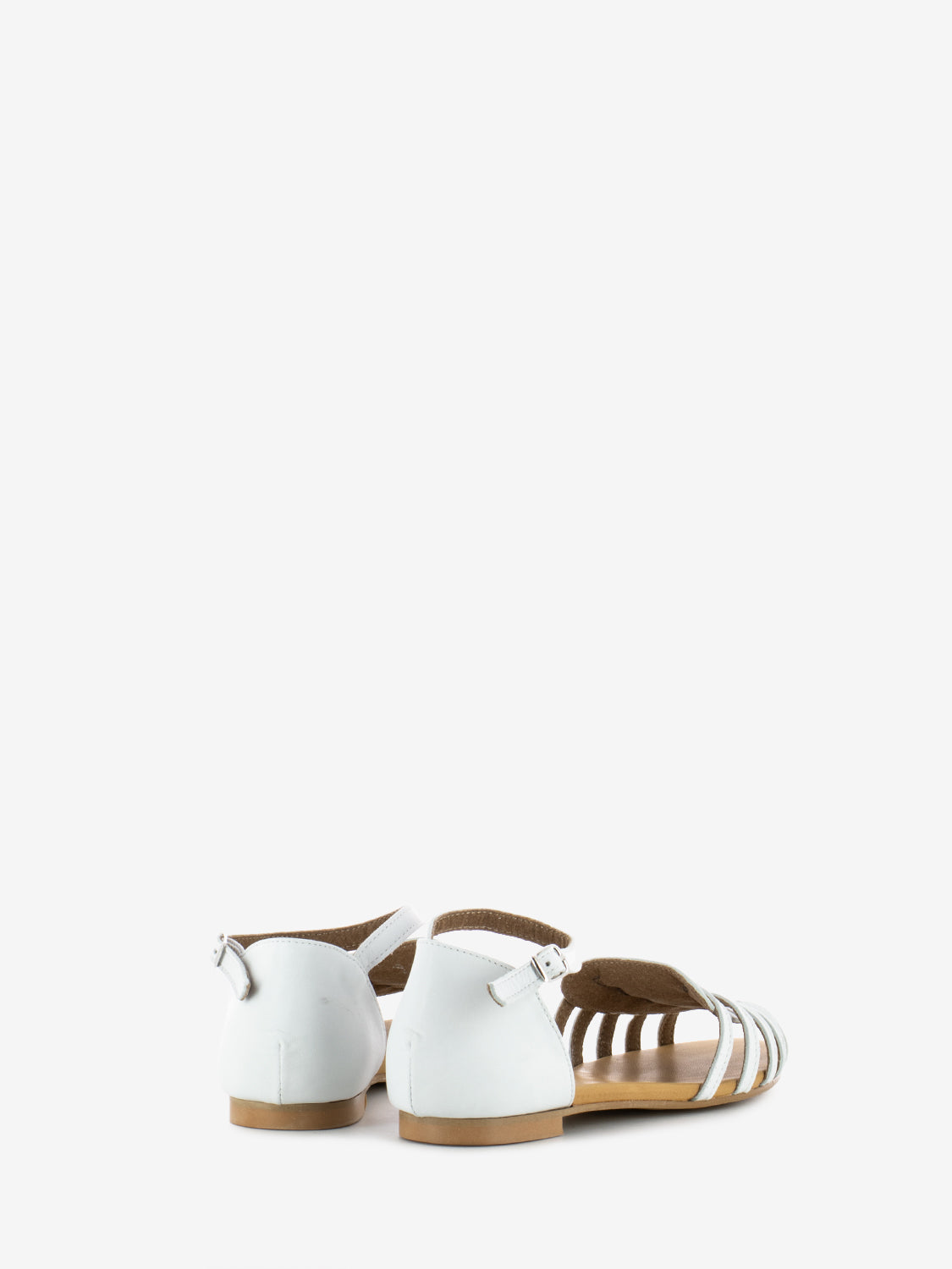 White Cage Sandals