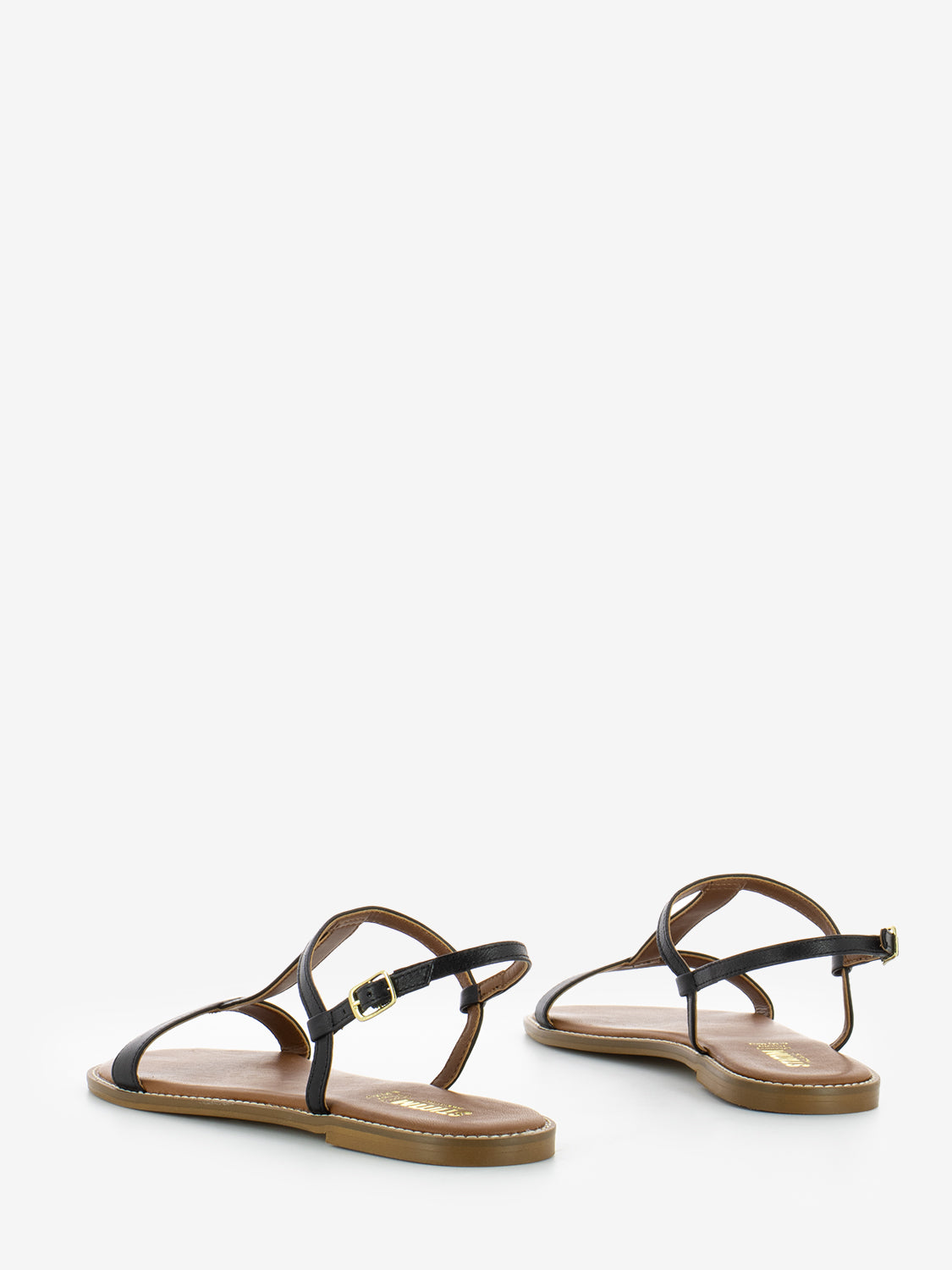 Black H-Leather Sandals