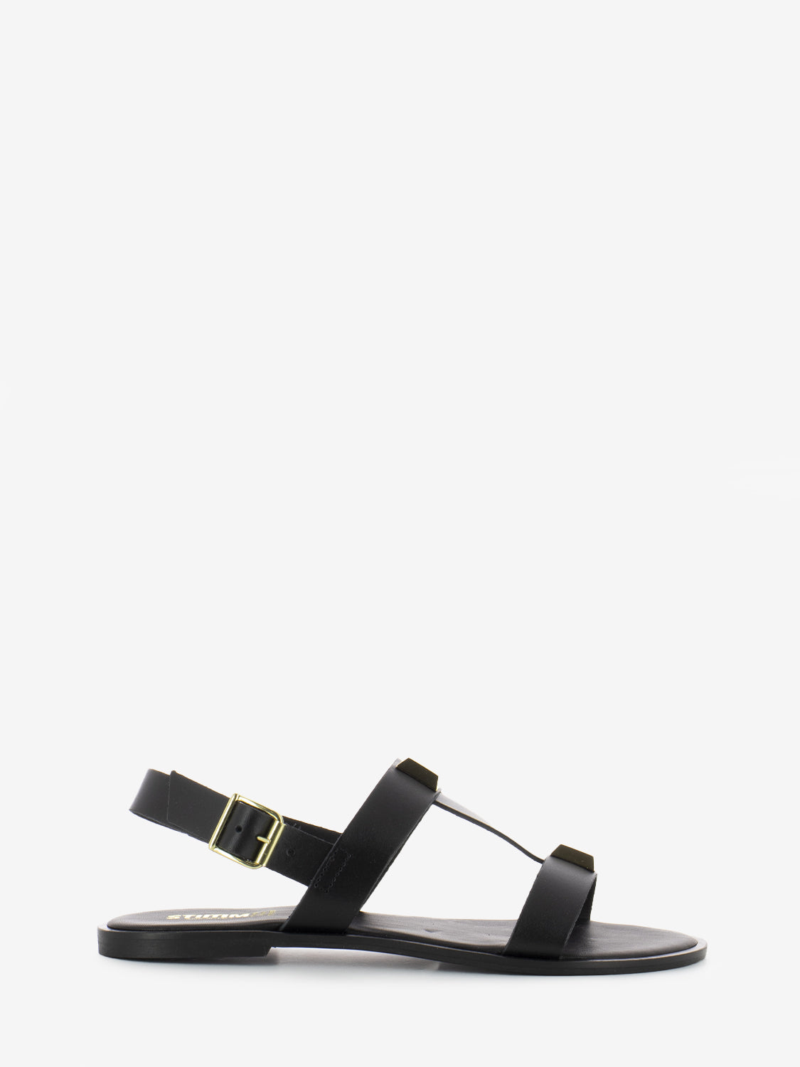 Black Viareggio sandals with maxi studs