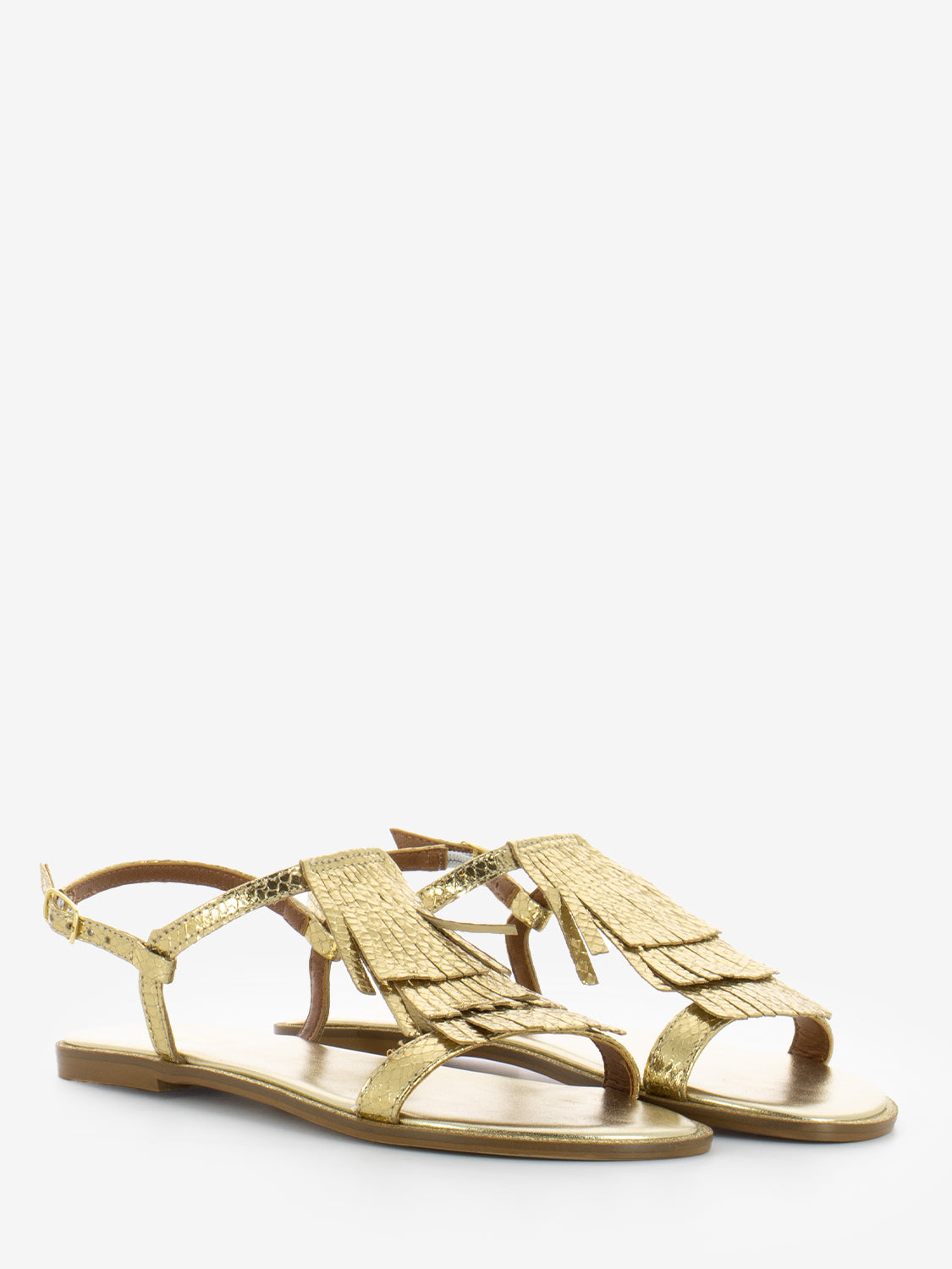 Piper platinum sandals