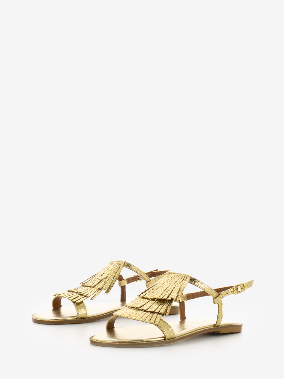 Piper platinum sandals