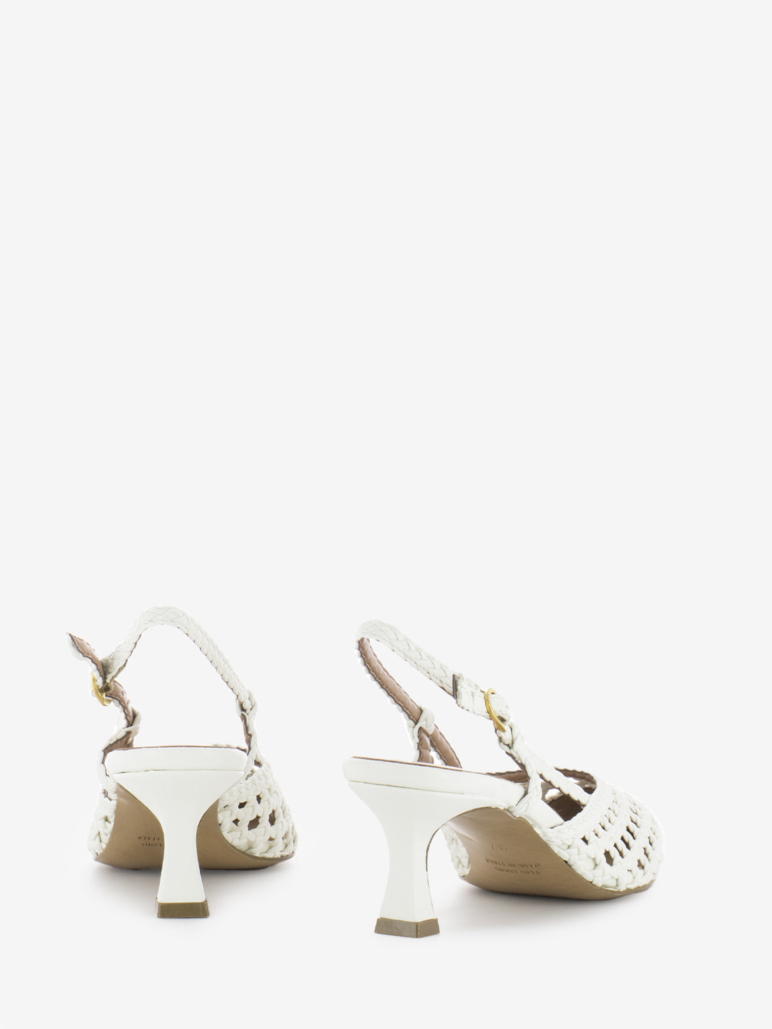 T.55 milk braid sandals