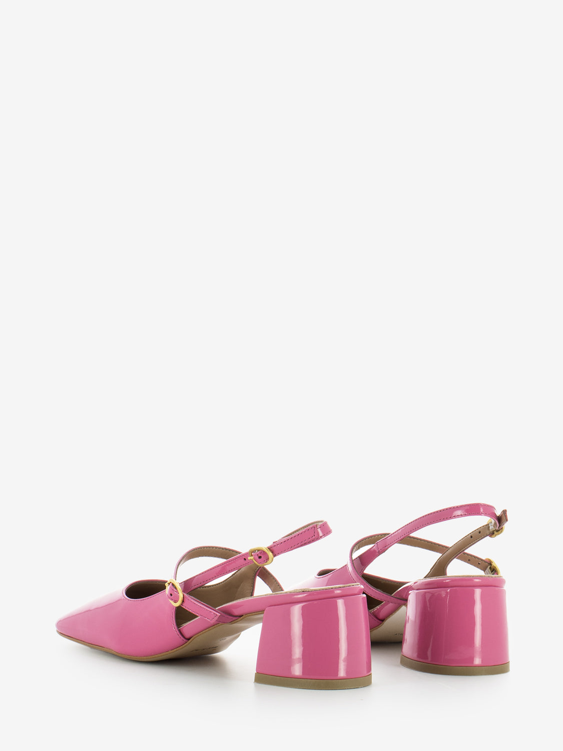 Sandali vernice fucsia