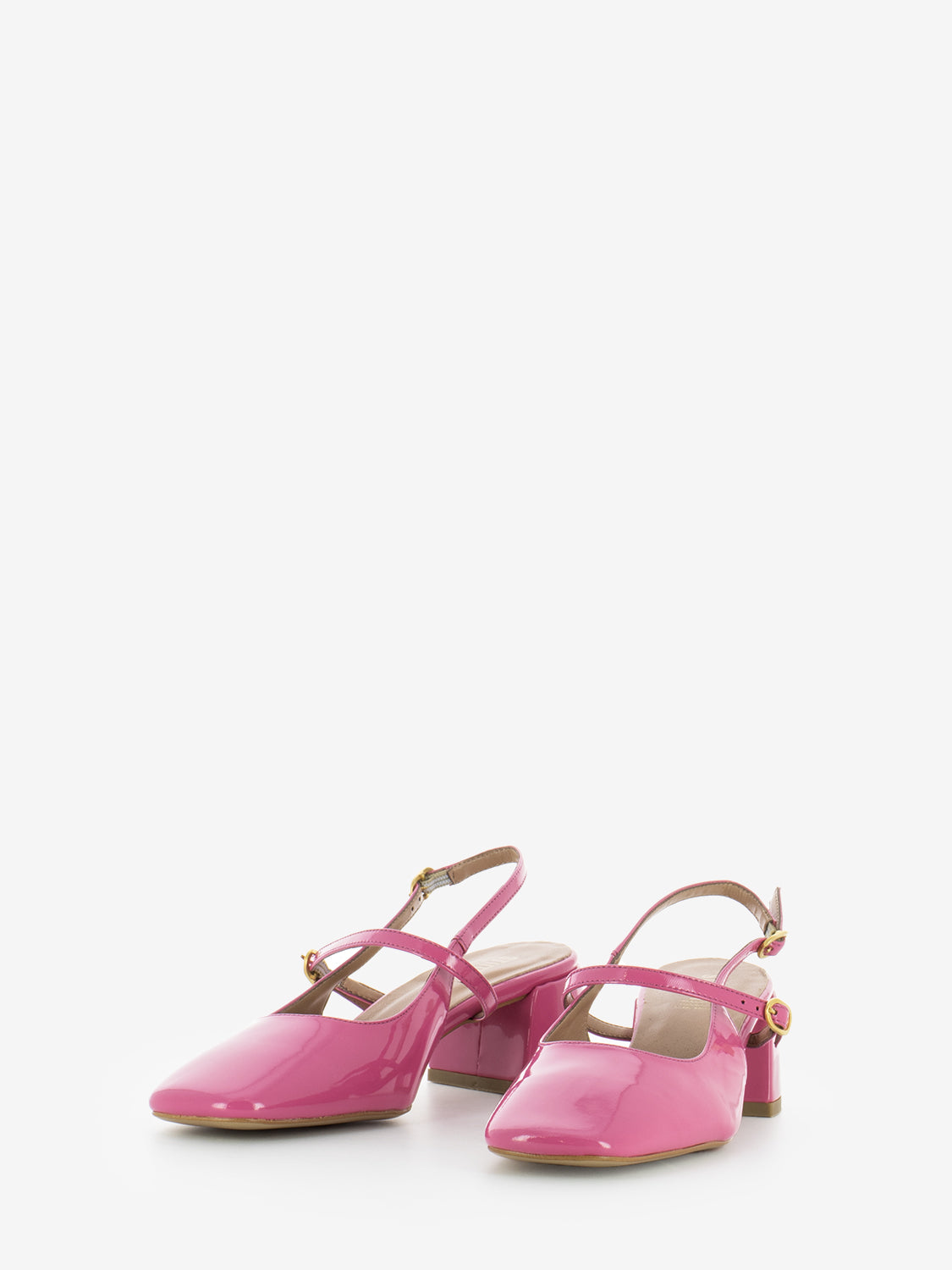 Sandali vernice fucsia