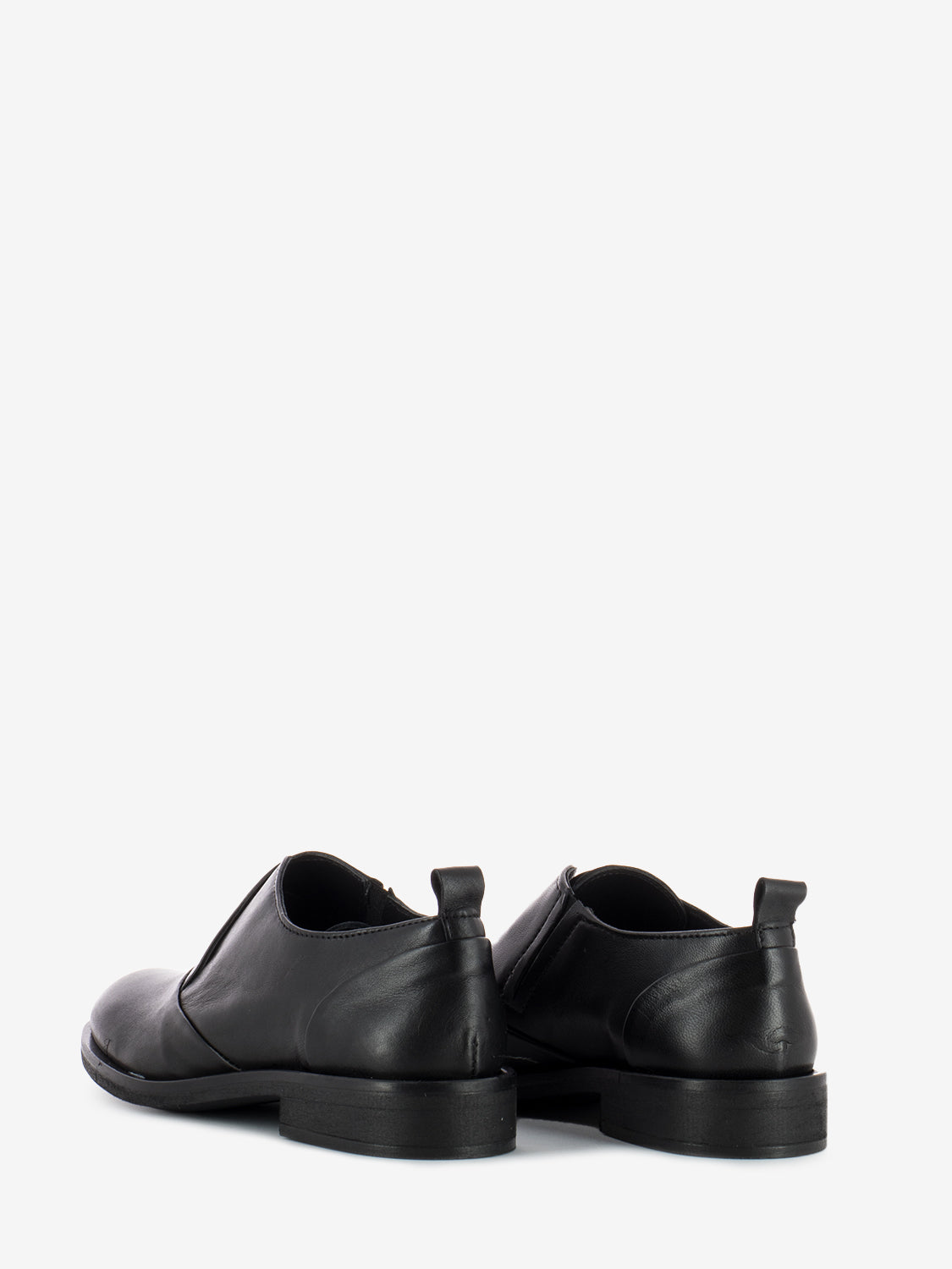 Scarpa elastico pelle nero