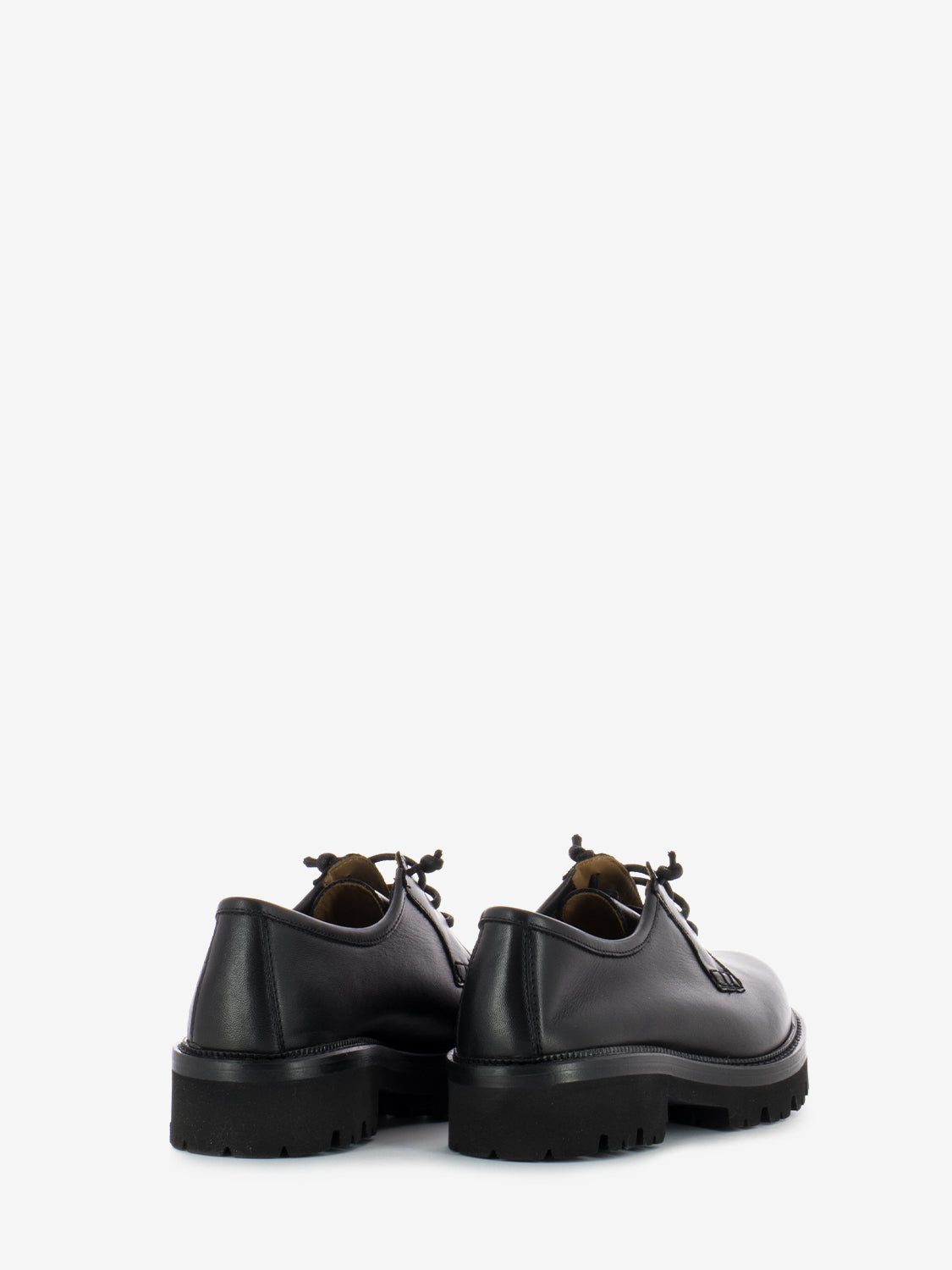Scarpe derby carro armato nero