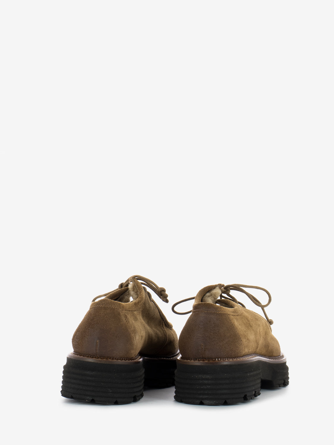 Scarpe ingegnere fondo alto camel