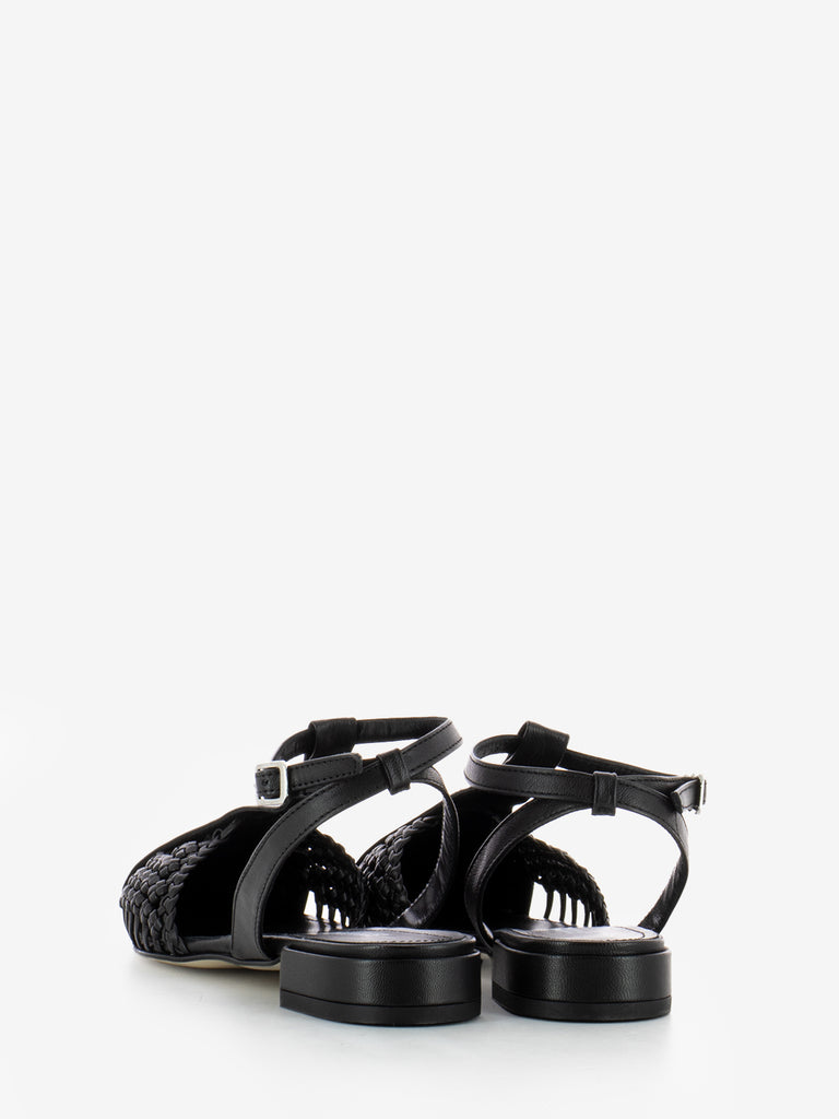 STIMM - Slingback a punta nera