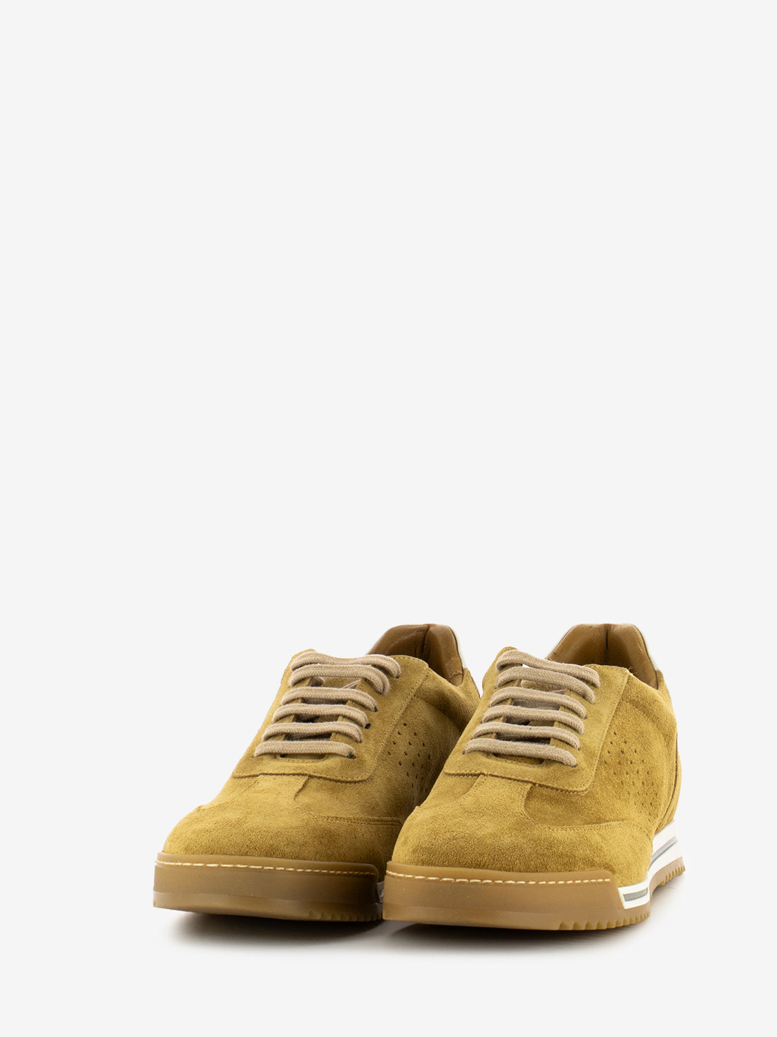 Sneakers camoscio rame