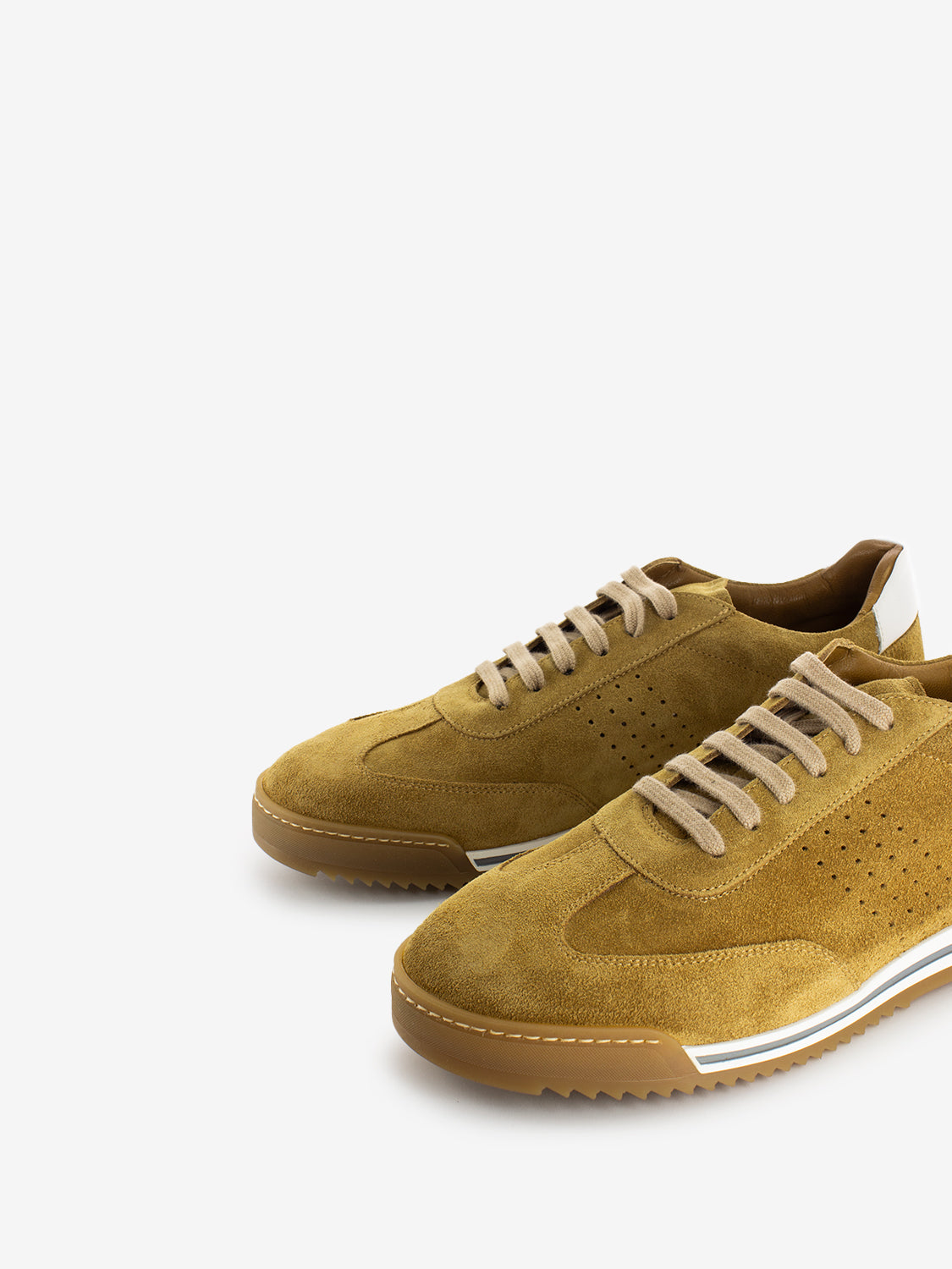 Sneakers camoscio rame