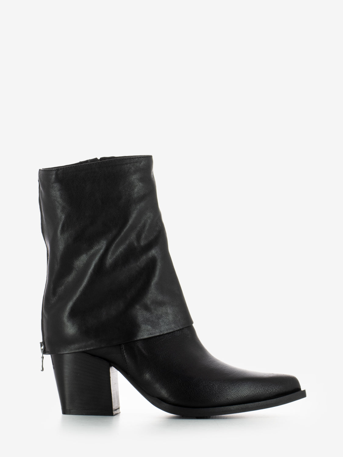 Black Texan ankle boots with gaiters