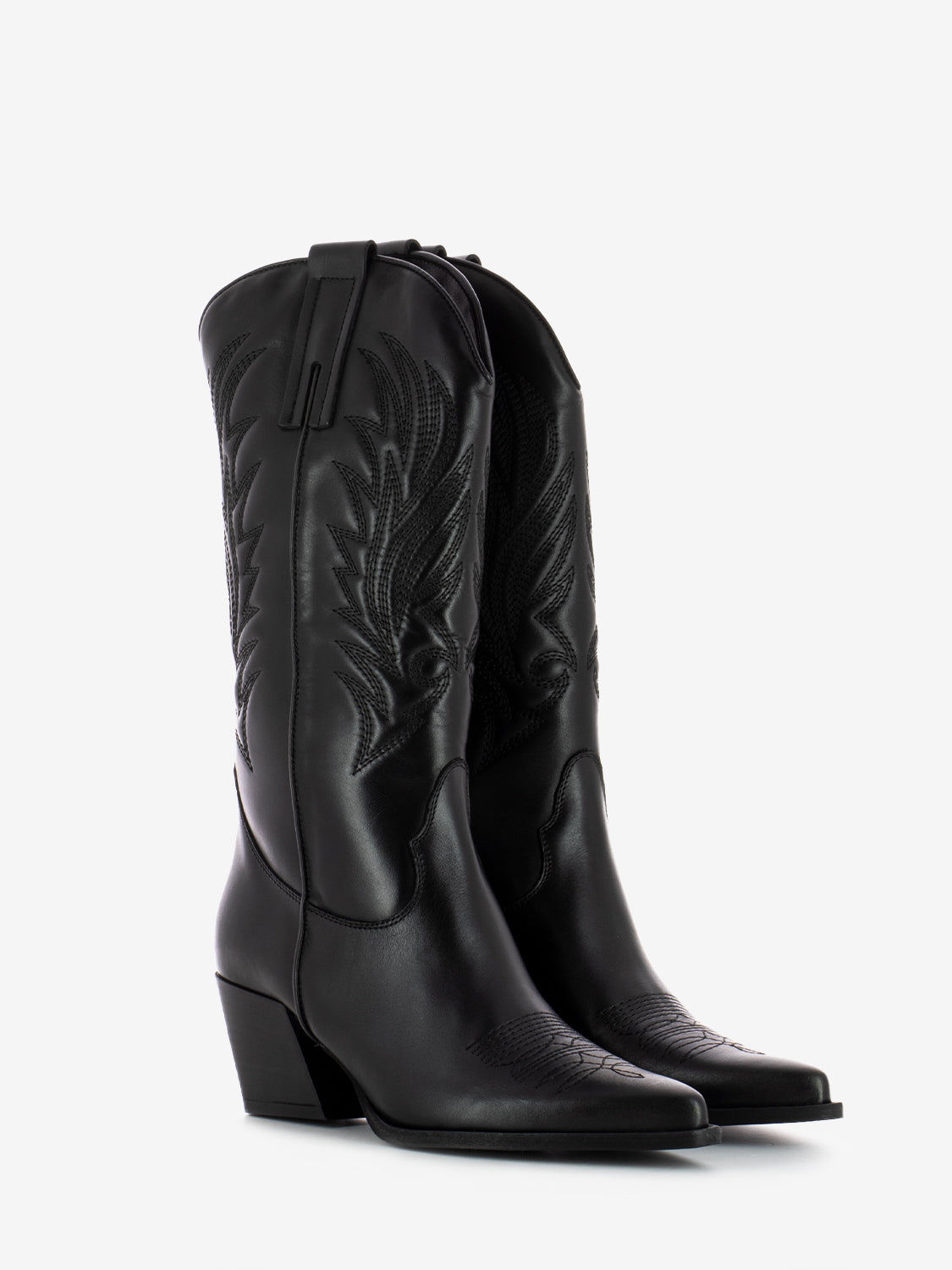 STIMM Stivali Texani in pelle neri STIMM - Main Image