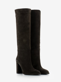 Stivali Velour caffè