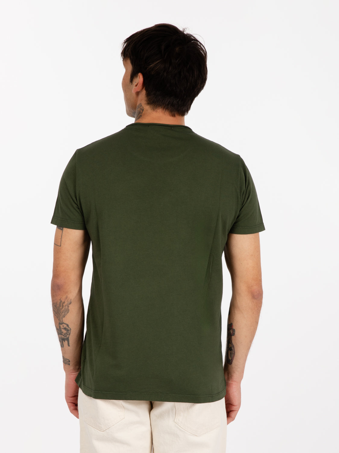 Basic crew neck army t-shirt