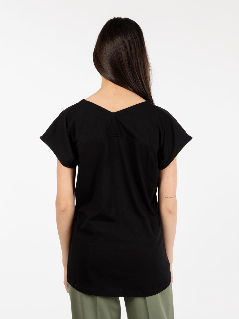 Black V-Neck T-Shirt