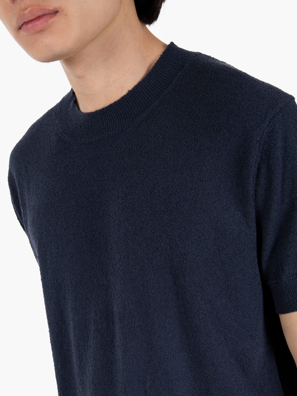 T-shirt girocollo organic cotton blu