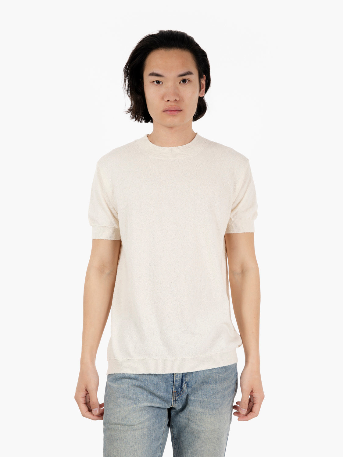 T-shirt girocollo organic cotton latte