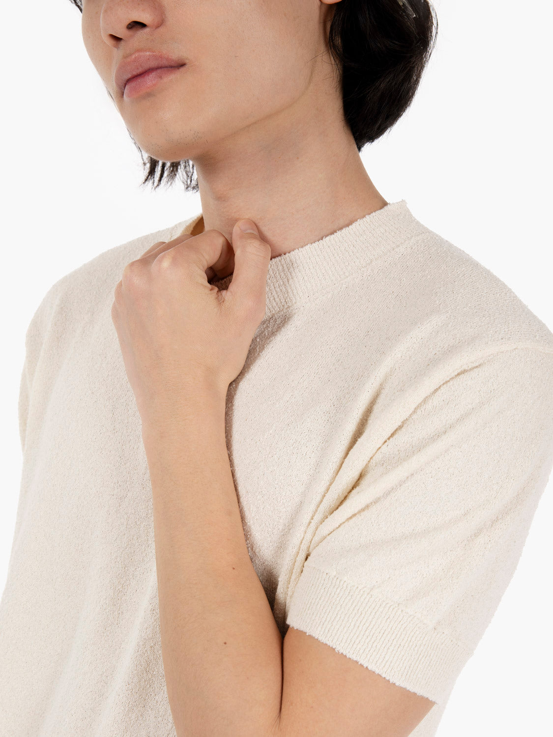 T-shirt girocollo organic cotton latte