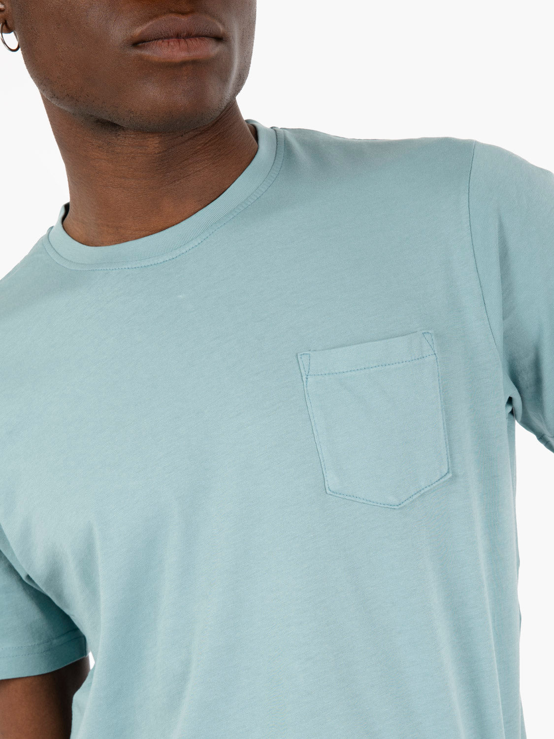 T-shirt in jersey aquamarine