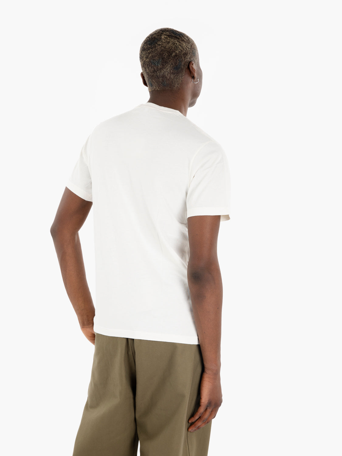 T-shirt in jersey porcellana