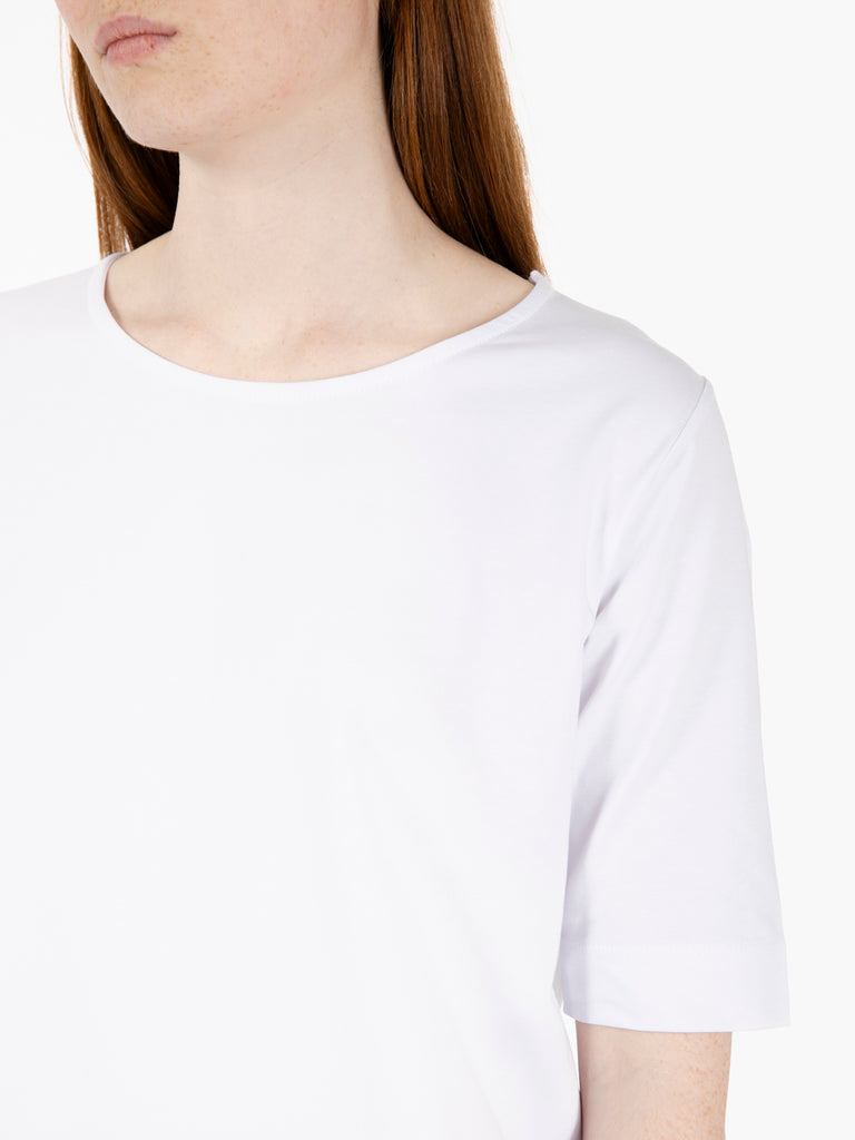 STIMM - T-shirt maniche a 3/4 bianco camp
